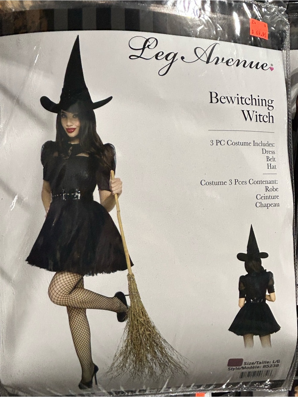 Leg Avenue Bewitching Witch Costume - Black